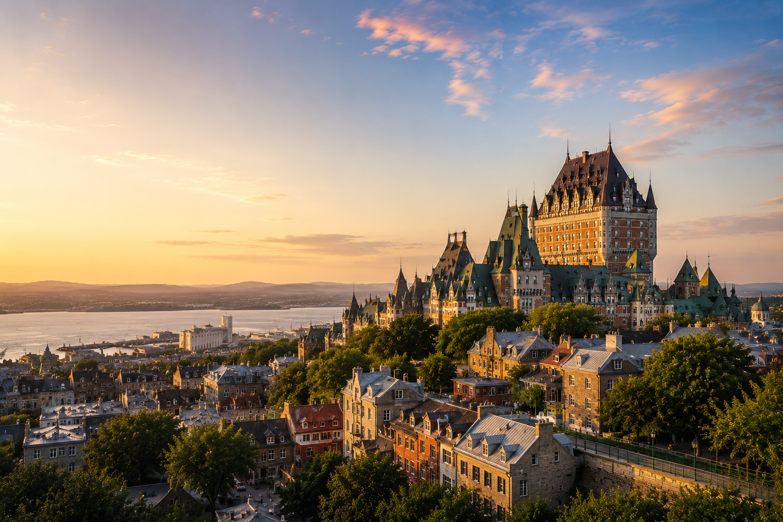 Old Quebec overlooking Château Frontenac